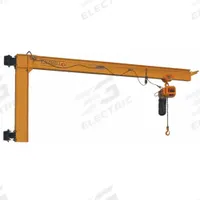 CALDWELL Jib Crane: Wall Mounted, 2,000 lb Load Capacity, 20 ft Overall Beam Lg, 7 in Beam Flange Wd (MPN E180-1-20). Key specifications — attr920690: Steel; attr920692: CALDWELL; attr928164: Mounting Hardware Not Included; attr928166: Cantilever; attr920699: Hardware; attr950181: Wall Mounted; attr950179: Up to 2,000 lbs.