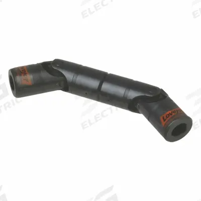 LOVEJOY Universal Joint: Carbon Steel, DD-1B, Round, 1/4 in Bore Dia, 3 1/2 in Overall Lg - General Purpose Universal Joints for Round Shafts
