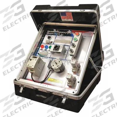 LEARNLAB Training System: 24 in x 24 in x 26 in, Portable, (1) VFD Bugging Kit - Variable Frequency Drives Training Systems