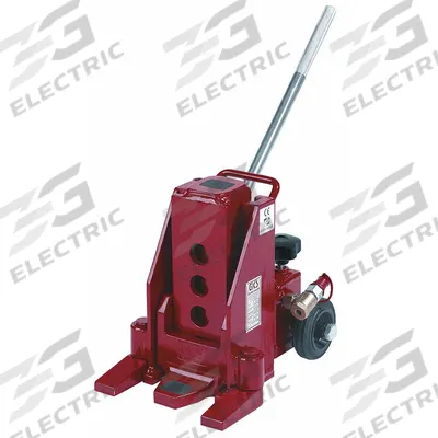 GKS-PERFEKT Hydraulic Toe Jack: Steel, Air/Hydraulic, 10 ton Load Capacity - Low-Clearance Toe Jacks