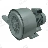 FUJI ELECTRIC Regenerative Blower: 6.16 hp, 188.5 in wc Max Op Pressure, 165 in wc Max Vacuum (MPN 2VFB50-6.16-7W). Key specifications — attr49842: Three; attr49816: FUJI ELECTRIC; attr49813: 2VFB50-6.16-7W; attr49822: 16.2/9.1 A; attr49827: Female; attr49830: NPT; attr49833: NPT; attr49845: 230/460V AC.