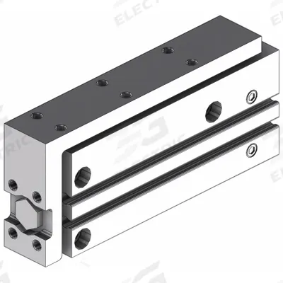 SMC Linear Air Cylinder: 20 mm Stroke Lg, 10 mm Bore Dia, Mfr Part # MXH10-20Z - Pneumatic Slide Tables