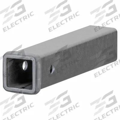 CURT Trailer Receiver Tube: 2 in Compatible Hitch Size, 12 in Overall Lg, 2 1/2 in Overall Wd - Receiver Tubes