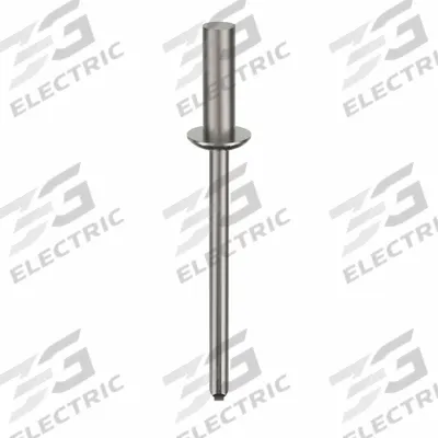 APPROVED VENDOR Blind Rivet,1 8/15 in L,1/8 in dia,PK500: Inch, 1 17/32 in Overall Lg, 27/64 in Body Lg - Domed-Head Blind Rivets