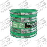 FERNCO Flexible Coupling Straight: PVC, For 8 in Pipe, 10 in Overall Lg, 6 Clamps Included (MPN HULK8). Key specifications — For Location: Below Ground; For Pipe Material: PVC; Brand: FERNCO; Clamp Material: Stainless Steel; Shield Material: Steel; Reinforcement Material: Steel; Pipe Fitting Material: PVC.
