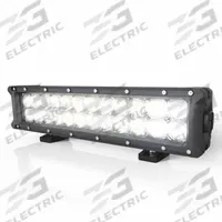 ECCO Vehicle Work Light: Rectangular, Flood/Spot, LED, Bolt, Blunt Cut Wires, Universal, Black (MPN EW3214). Key specifications — Housing Color: Black; Brand: ECCO; Mount Type: Bolt; Electrical Connection: Blunt Cut Wires; Installation Type: Permanent.