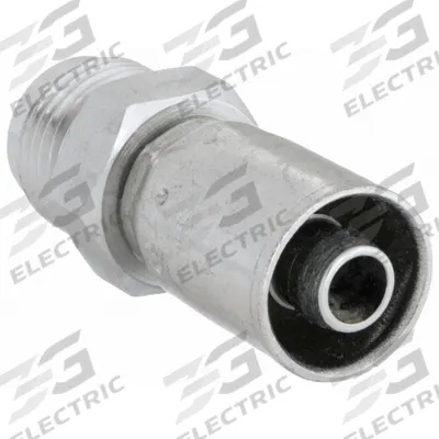 WEATHERHEAD Hydraulic Crimp Fitting: Steel x Steel, Straight, -8 For Hose Dash Size - Weatherhead Crimp Hydraulic Hose Fittings with JIC Connection