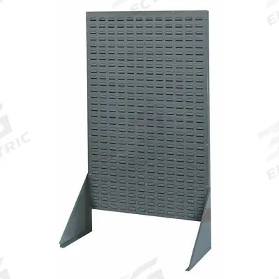 QUANTUM STORAGE SYSTEMS Louvered Floor Rack: 66 in x 36 in x 12 in, 1 Sides, 0 Bins - Floor-Standing Louvered Racks Without Bins