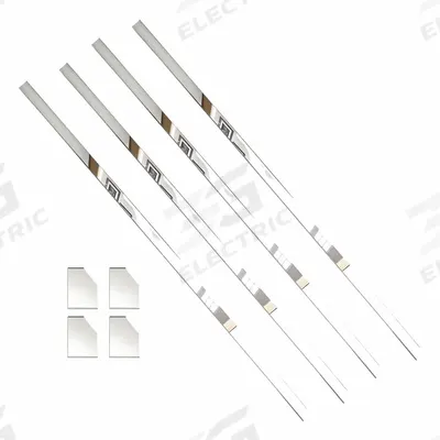 MIRREDGE Mirror Installation Kit: 1 1/2 in Overall Ht, 60 in Overall Wd - Mirror Framing & LED Shelf Parts