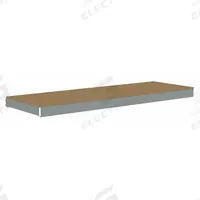 TENNSCO Shelf: 72 in x 24 in, 2,000 lb Load Capacity, Particleboard, Gray, Shelf (MPN ZLCS-7224D). Key specifications — Decking Material: Particleboard; Includes: (2) Channel Beams; Decking Finish: Unfinished; Shelf Configuration: Single Straight; Color: Gray; Frame Material: Steel; Brand: TENNSCO; Frame Finish: Zinc Plated.