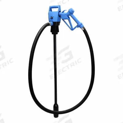 ACTION PUMP Battery Operated Pump: Pumps with Discharge Hose & Nozzle - Tri-Power Cordless Battery-Powered Drum Pumps