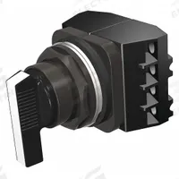 SIEMENS Selector Switch: 30 mm Panel Mounting Size, 3 Positions, Extended Lever, 1NO/1NC (MPN 52SW2CABA2). Key specifications — AC Contact Rating: 10 A @ 600 V; Action: Maintained/Maintained/Maintained; Cam: C; DC Contact Rating: 5 A @ 600 V; Hazardous Location Specification: Not Rated; Operator Head Material: Plastic; Operator Head Type: Long-Handled Knob; Operator Illumination: Non-Illuminated.