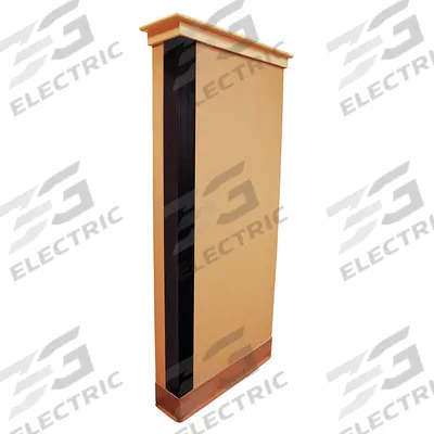 APPROVED VENDOR Corner Guard: PVC, Black, For 90° Angle, 4 in Leg Wd, 4 ft Overall Ht - PVC Adhesive-Ready Corner Guards