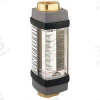 HEDLAND Mechanical Flowmeter: Water and Other Fluid Meter, Scale, Variable Area, Inline, Universal (MPN H705B-005). Key specifications — Display Type: Scale; O-Ring Material: Viton; Includes Flow Rate Adjustment Knob: No; Includes Pressure Guage: No; Mounting Orientation: Universal; Unit Of Measure: Gallons; Brand: HEDLAND; Accuracy: +/-2%.