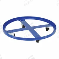 APPROVED VENDOR Drum Dolly: 900 lb Load Capacity, For 55 gal Container Capacity, Round, (4) Swivel (MPN DRUM-SP-32-9-H). Key specifications — Caster/Wheel Configuration: (4) Swivel; For Container Capacity: 55 gal; Deck Shape: Round; Brand: APPROVED VENDOR.