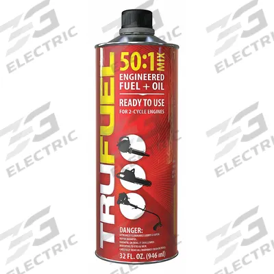 TRUSOUTH Trufuel 50 to 1, 2 Cycle Mix: 50:1, 1 qt Container Size, Can - 2-Cycle Fuels