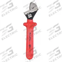 WIHA Adjustable Wrench: Insulated Rubber Dipped, Natural, 12 in Overall Lg, 1 1/2 in Jaw Capacity (MPN 76212). Key specifications — attr309359: Natural; attr324924: WIHA; attr309358: Insulated Rubber Dipped.