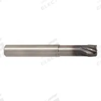 WIDIA HANITA Corner Radius End Mill: Carbide, AlTiN Coated, 6 Flute, 1/4" Mill Dia, 0.0134" LOC (MPN 7FNS07002)