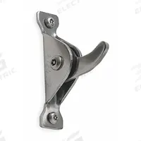APPROVED VENDOR Bathroom Hook: 4 3/8 in x 1 in x 3 in, Stainless Steel, Satin, Mounting Screws (MPN 1ECL9). Key specifications — Brand: APPROVED VENDOR; Material: Stainless Steel.