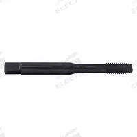 CLEVELAND Spiral Point Tap: #6-40 UNF, 2B, 3 Flute, Plug Chamfer, Black Oxide Cobalt (MPN C96107)