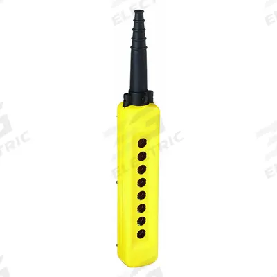 SCHNEIDER Pendant Enclosure: 8 Holes, 22 mm Operator Size - Pendants with Rubber Sleeve-Protected Cable Entries