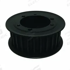 APPROVED VENDOR Timing Belt Pulley: Curvilinear, Bushed, For HTD Timing Belt Section, 56 Teeth (MPN QD56-14M-40). Key specifications — Brand: APPROVED VENDOR; Finish: Black Oxide; For Belt Series: PowerGrip® HTD®; For Bushing Size: E.