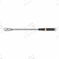 GEARWRENCH Micrometer Torque Wrench: Foot-Pound/Newton-Meter, 1/2 in Drive Size, 26 in Overall Lg (MPN 85189). Key specifications — attr424280: Not Tether Capable; attr310060: Yes; attr310057: 30 ft-lb to 250 ft-lb; attr324948: GEARWRENCH.