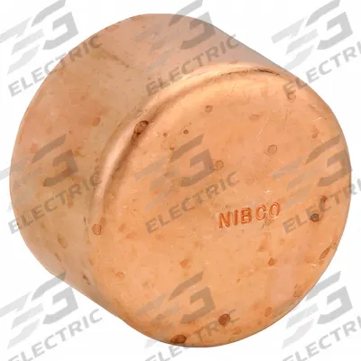 NIBCO Cap: 4 in CTS, Cup, Wrot Copper (MPN 617 4) - Wrot Copper Tube Fittings