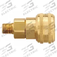PARKER Quick Connect Hose Coupling: 1/2 in Body Size, 3/8 in Hose Fitting Size, 3/8"-18 Thread Size (MPN B36E). Key specifications — Brand: PARKER; Thread Size: 3/8"-18; Coupling Locking Type: Push-to-Connect; Hose Fitting Gender: Male.