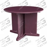 CORTECH Table: 29 in Overall Ht, 42 in Overall Dia, No Game Top, Ballast Accepted, Burgundy (MPN 66749BY). Key specifications — attr1032567: CORTECH; attr1032564: Ballast Accepted; attr1032590: Polyethylene; attr1075036: Endurance.