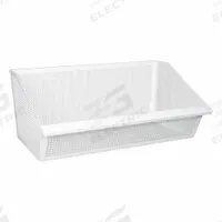 DIAMOND STORAGE SOLUTIONS Storage Basket: 27 1/2 in, Steel, White (MPN DVS-27-11-17-R). Key specifications — Manufacturer Part Number: DVS-27-11-17-R; Brand: DIAMOND STORAGE SOLUTIONS; Finish: Powder Coated; Material: Steel; Color: White.