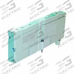 AVENTICS Solenoid Air Control Valve: Series 501, Double Solenoid, Five-Way / Two-Position, 24V DC (MPN R501A2B40MA00F1). Key specifications — attr1076229: 24V DC; attr1076217: Solenoid Air Control Valve; attr1076167: R501A2B40MA00F1; attr1076180: Plug-In; attr1076194: Double; attr1076197: Remote Pilot; attr1076198: Normally Open/Normally Closed; attr1076210: Non-Locking.