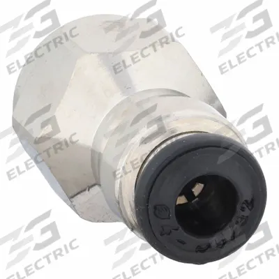 AIGNEP USA Push-Fit Adapter Fitting: 4 mm OD x 1/8 in Pipe Size, Push-to-Connect x BSPP - Nickel-Plated Brass Tube Fittings