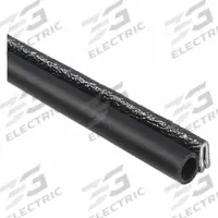 TRIM LOK INC Trim Seal: Side Bulb, 25 ft Overall Lg, PVC Outer, EPDM Bulb, 3/8 in Leg Lg (MPN 3062B3X1/64A-25). Key specifications — Standards: UL50E File MH49032; Bulb Material: EPDM; Bulb Location: Opposite Side; Brand: TRIM LOK INC; Color: Black; Outer Material: PVC; Profile Shape: Side Bulb; _Gripping Style: Single Tongue.