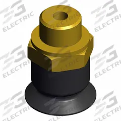 SMC Vertical Vacuum Inlet: Flat, M5 x 0.8, 8 mm Pad Dia, NBR, Black, 50, 11.5 mm Pad Ht, ZP3-T (MPN ZP3-T08UMN-A5). Key specifications — attr1019101: ZP3-T08UMN-A5; attr1019103: SMC; attr1019107: 50.