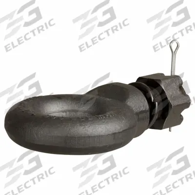 CURT Lunette Ring: 20,000 lb Gross Towing Wt Capacity, 2 1/2 in Ring Dia, 9 1/2 in Overall Lg - Lunette Rings