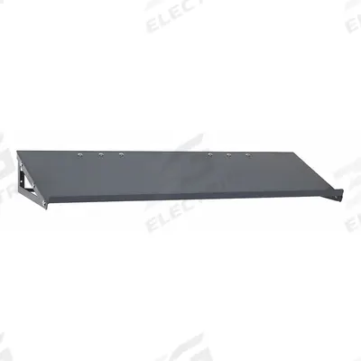 QUANTUM STORAGE SYSTEMS Slanted Shelf: 36 in x 12 in, 75 lb Load Capacity per Shelf, Steel - Louvered Panel Shelves