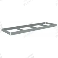 TENNSCO Shelf: 84 in x 18 in, 1,750 lb Load Capacity, Gray, Shelf (MPN ZLCS-8418). Key specifications — Includes: (4) Beams; Shelf Configuration: Single Straight; Color: Gray; Frame Material: Steel; Brand: TENNSCO; Frame Finish: Zinc Plated; Product Type: Shelf.