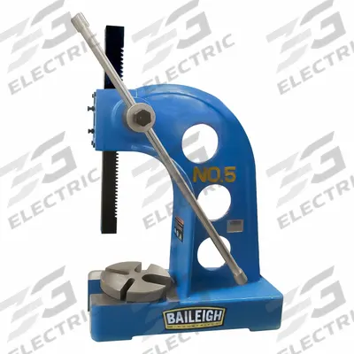 BAILEIGH INDUSTRIAL Arbor: 5 3/5 ton Force in Tons, 17 in Swing (In.), 17 In (MPN AP-5) - Hand and Power Tools