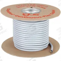 CHAINFLEX Control Cable: 18 AWG, 7 Conductors, 100 ft, PUR Jacket, 1,000 V (MPN CF77-UL-07-07-100). Key specifications — Conductor Material: Copper; Conductor Configuration: Single; Minimum Bend Radius Factor - Fixed: 4 x OD; Minimum Bend Radius Factor - Flexible: 5 x OD; Includes Ground: Yes; Minimum Bend Radius Factor - E-Chain: 6.8 x OD; Resistance Properties: Flame Retardant; Standards: cRUus.