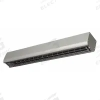 FOSTORIA Electric Infrared Heater: 3150W Watt Output, 208V AC, 1 Phase, Hardwired, 60° Beam Pattern (MPN FSA-3120-1). Key specifications — Wattage Output: 3150W; Voltage: 208V AC; Brand: FOSTORIA; Electrical Connection: Hardwired; Element Type: Flat Panel Emitter; Housing Color: Silver; Housing Material: Aluminum; Overall Dimensions - L x W x D: 47-1/16 in x 5-3/4 in x 9 in.