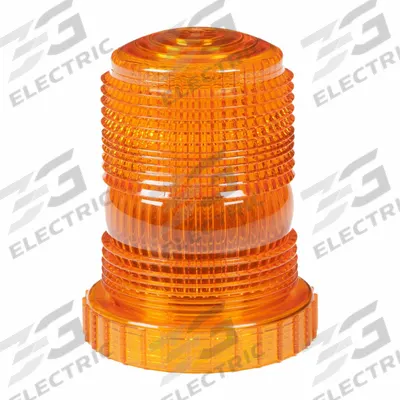 GROTE Replacement Lens: Round, Beacon Light, 3 7/8 in Ht - Vehicle Lighting, Polycarbonate - Round Replacement Lenses