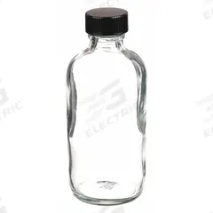 QORPAK Sampling Bottle: 120 mL, Colorless, 22-400, Phenolic, 24, PolyCone, Type III (MPN GLC-01131). Key specifications — Body Color: Colorless; Pre-Cleaned: None; Body Material: Soda Lime Glass; Brand: QORPAK; Screw Closure Size: 22-400; Graduated: No; USP Specification: Type III; Closure Attached: Attached.