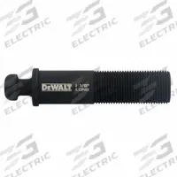 DEWALT Knockout Tool Draw Stud (MPN DCE600DS118L). Key specifications — attr74905: DEWALT; attr74911: 7/16 in Knockout Draw Stud; attr74912: Steel; attr74913: 1-1/8 in L; attr74910: Hydraulic Knockout Tool.