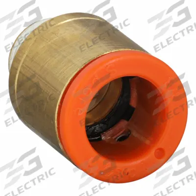 SMC Push-Fit Adapter Fitting: 3/8 in OD x 1/8 in Pipe Size, Push-to-Connect x MNPT - Polybutylene & Brass Tube Fittings