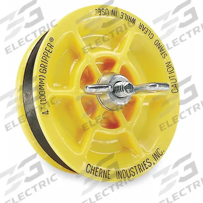 CHERNE Pipe Plug: Wing Nut, End of Pipe, For 4 in Pipe - Wing-Nut Closure Blocking Plugs