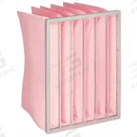 GRAINGER Pocket Air Filter: 24 in x 20 in x 15 in, MERV 13, Pink, Synthetic, 6 Pockets (MPN 2JVD6). Key specifications — Display Sell UOM: EA; Brand: GRAINGER; Media Material: Synthetic; Performance Rating: MERV 13.