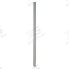 ASI GLOBAL Partition Column: Plastic Polymer, Pebble, Gray, 82 in Ht, 5 in Wd, 1 in Thick (MPN 65-M087059-9200). Key specifications — Inner Core Type: Solid Polymer; Brand: ASI GLOBAL PARTITIONS; Color: Gray; Finish/Texture: Pebble.