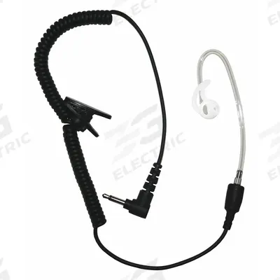 EARPHONE CONNECTION Listen-Only Earpiece: Fits Universal, Earbud, Clear - Listen-Only Earpieces