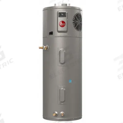 RHEEM Electric Tank Water Heater: 208 to 240V, 65 gal, 5,000 W, Single Phase - Electric Water Heaters With Heat Pumps